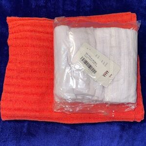 2 - white and coral Wicked Weasel 541 Shanti Pants Large Regular